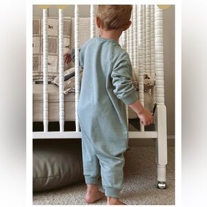Gunamuna Fleece Jumpsuit - Moss - 12-18m